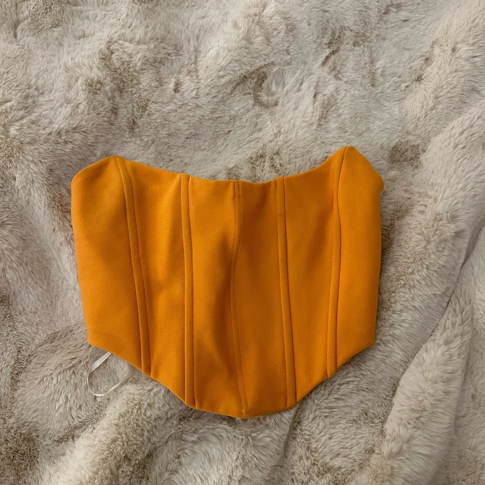 Princess Polly orange corset top